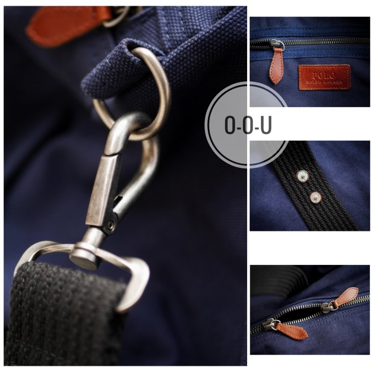 POLO RALPH LAUREN CANVAS BIG PONY DUFFEL BAG