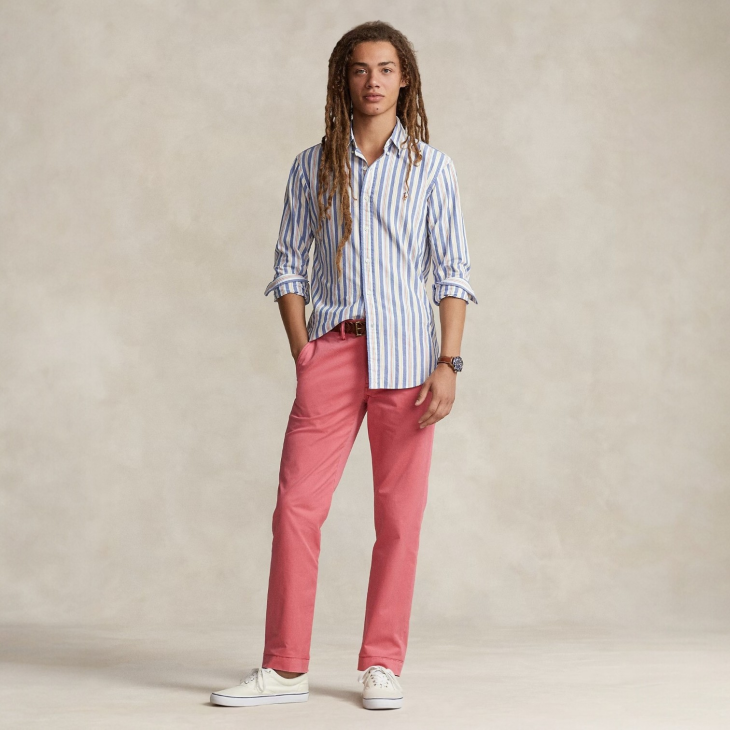 POLO RALPH LAUREN CLASSIC FIT STRIPED OXFORD SHIRT