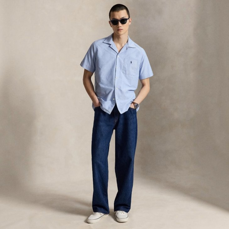 POLO RALPH LAUREN CLASSIC FIT OXFORD CAMP SHIRT