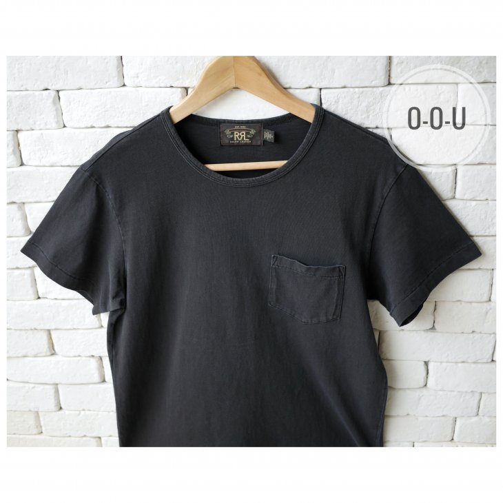 RRL INDIGO JERSEY POCKET T-SHIRT