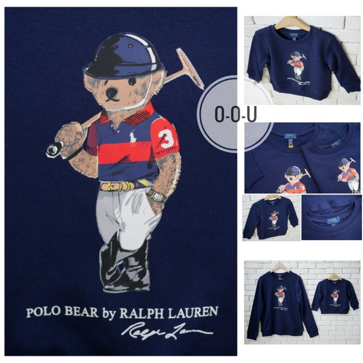 POLO RALPH LAUREN POLO BEAR KIDS SWEATSHIRT