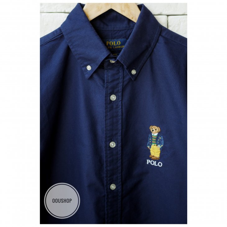 POLO RALPH LAUREN SLIM FIT POLO BEAR OXFORD SHIRT