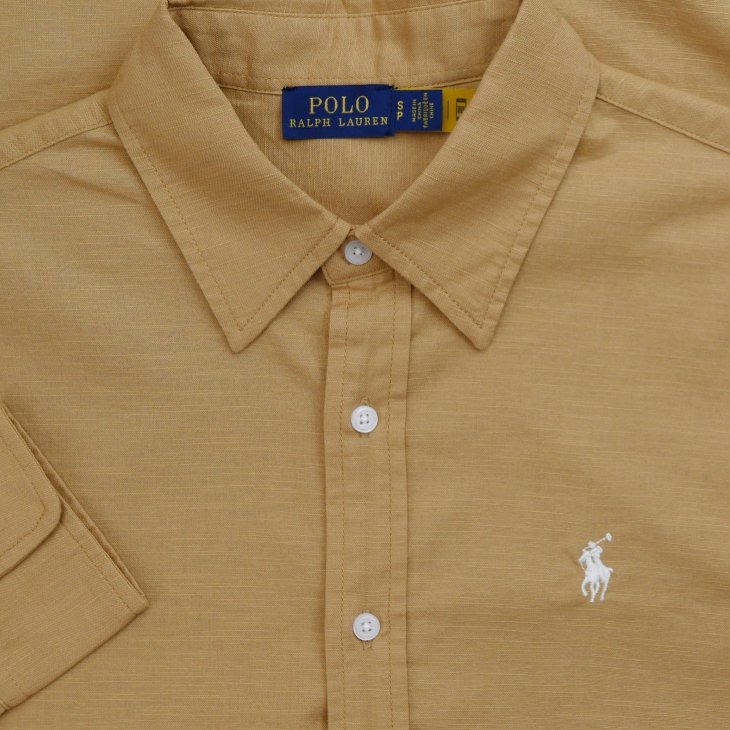 POLO RALPH LAUREN WOMEN CLASSIC FIT COTTON-LINEN SHIRT