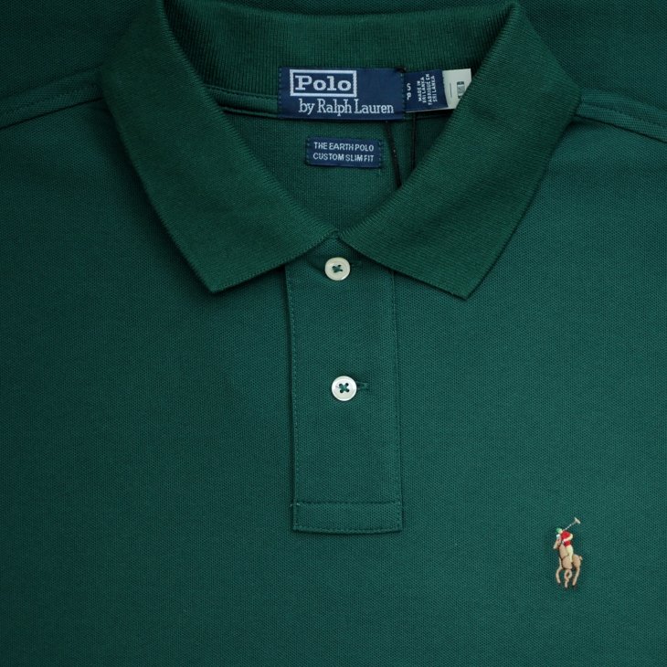 POLO RALPH LAUREN CUSTOM SLIM FIT POLO SHIRT