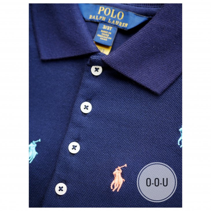 POLO RALPH LAUREN KIDS POLO PONY MESH POLO DRESS