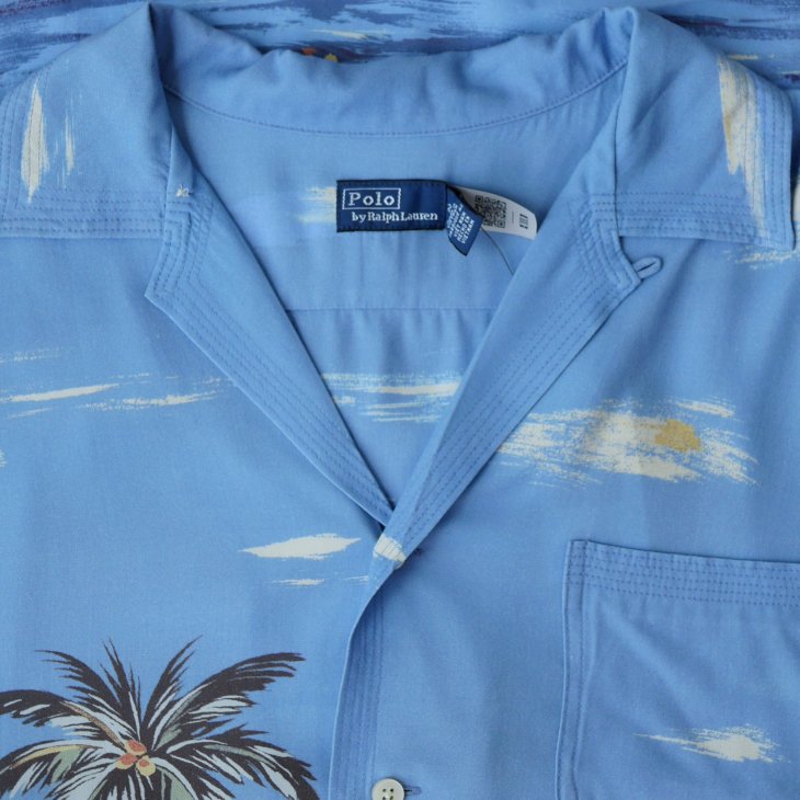 POLO RALPH LAUREN WOMEN TROPICAL-PRINT CAMP SHIRT