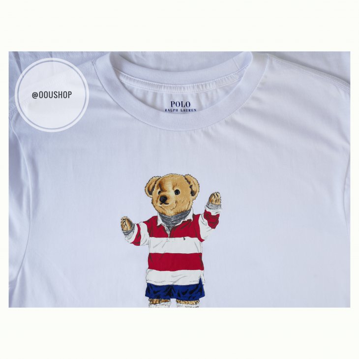 POLO RALPH LAUREN BEAR BOYS COTTON T-SHIRT