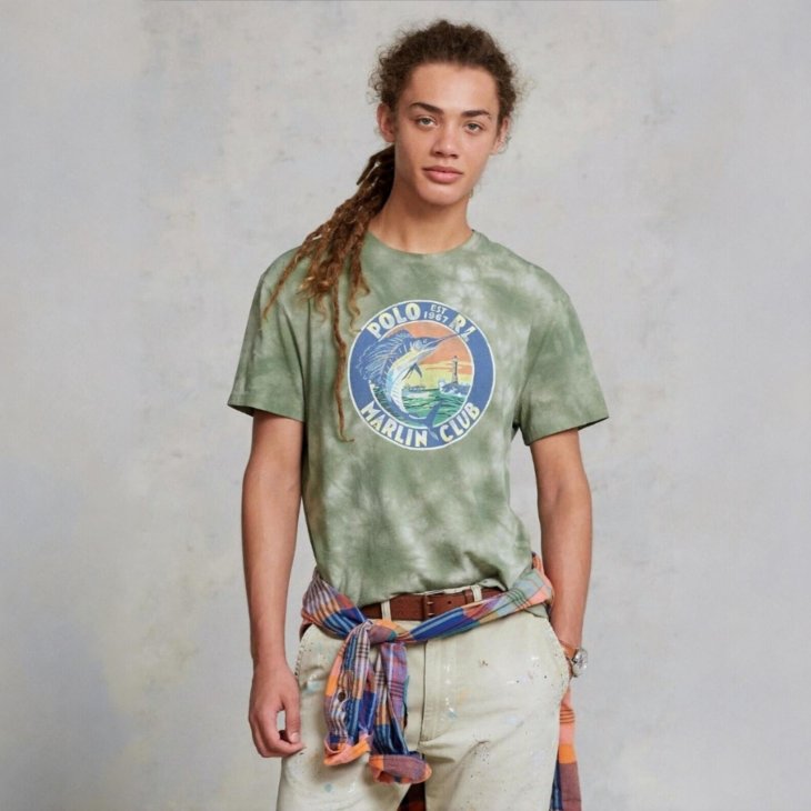 POLO RALPH LAUREN CLASSIC FIT GRAPHIC JERSEY T-SHIRT