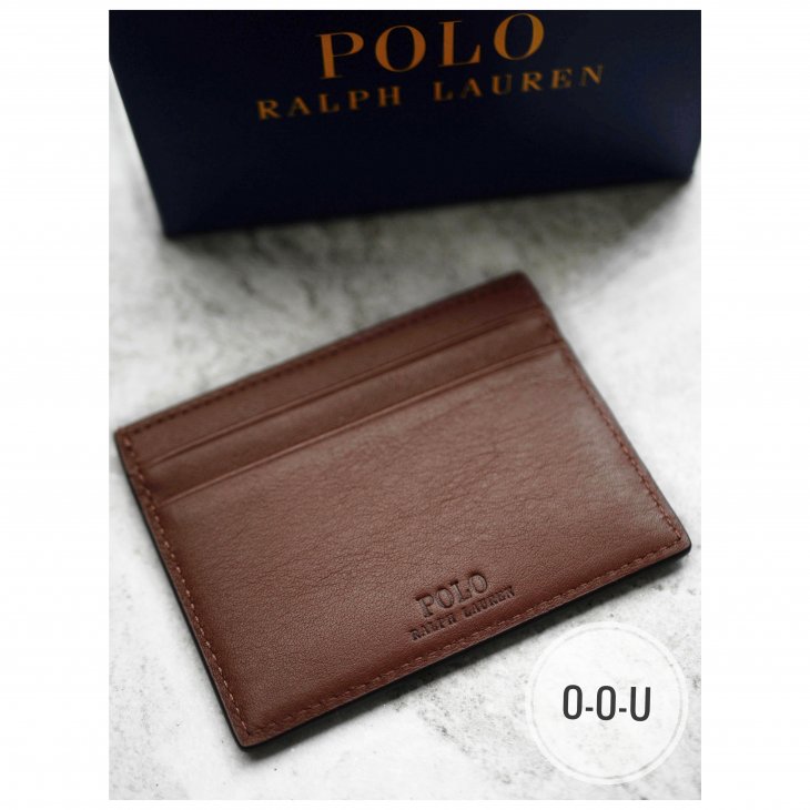 POLO RALPH LAUREN POLO BEAR LEATHER CARD CASE