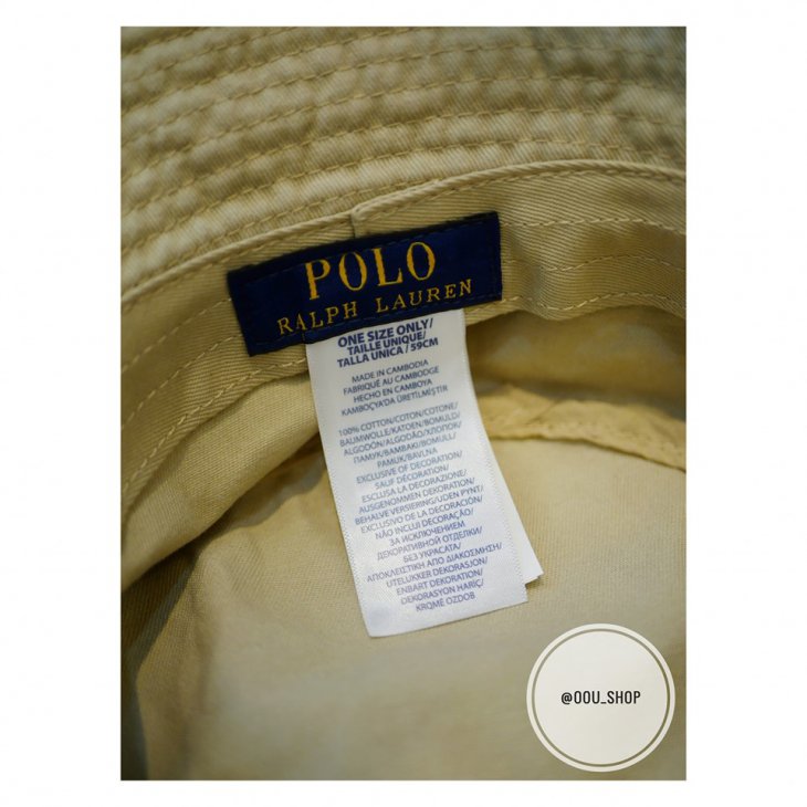 POLO RALPH LAUREN POLO BEAR BUCKET HAT