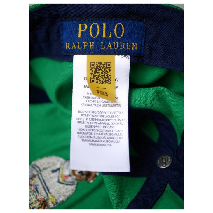 POLO RALPH LAUREN POLO BEAR TWILL BALL CAP