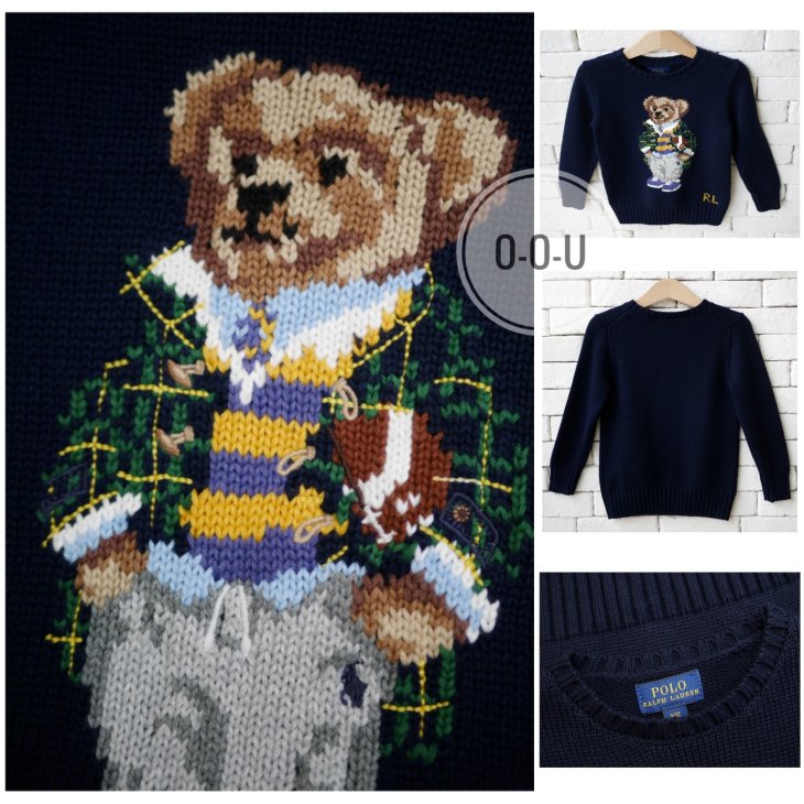 POLO RALPH LAUREN KIDS POLO BEAR SWEATER