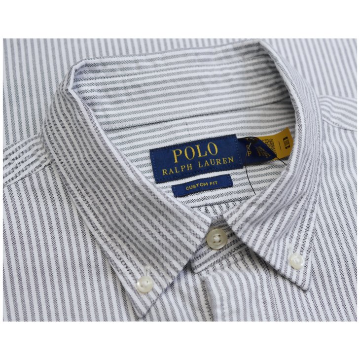POLO RALPH LAUREN CUSTOM FIT STRIPED OXFORD SHIRT