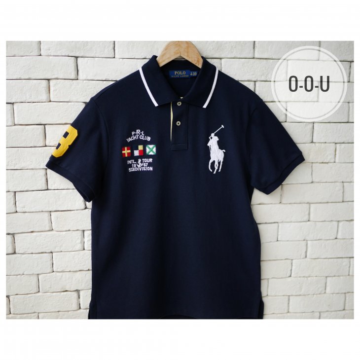 POLO RALPH LAUREN CUSTOM FIT BIG PONY MESH POLO SHIRT