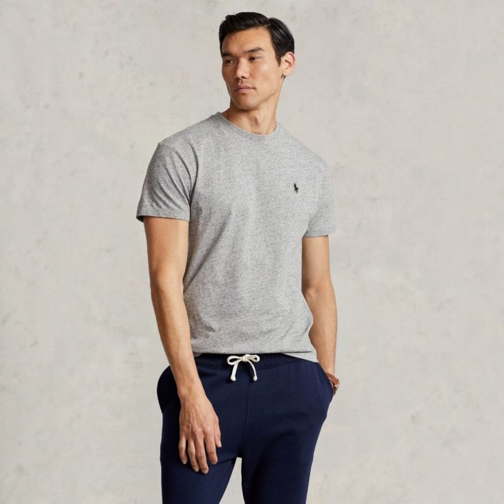 POLO RALPH LAUREN CUSTOM SLIM FIT COTTON T-SHIRT
