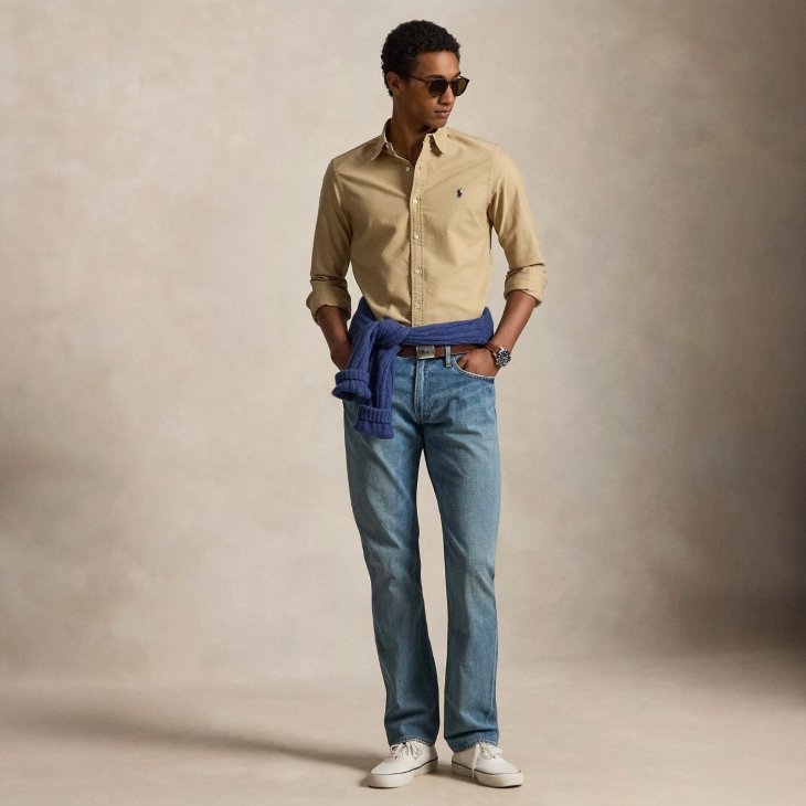 POLO RALPH LAUREN CUSTOM FIT OXFORD SHIRT
