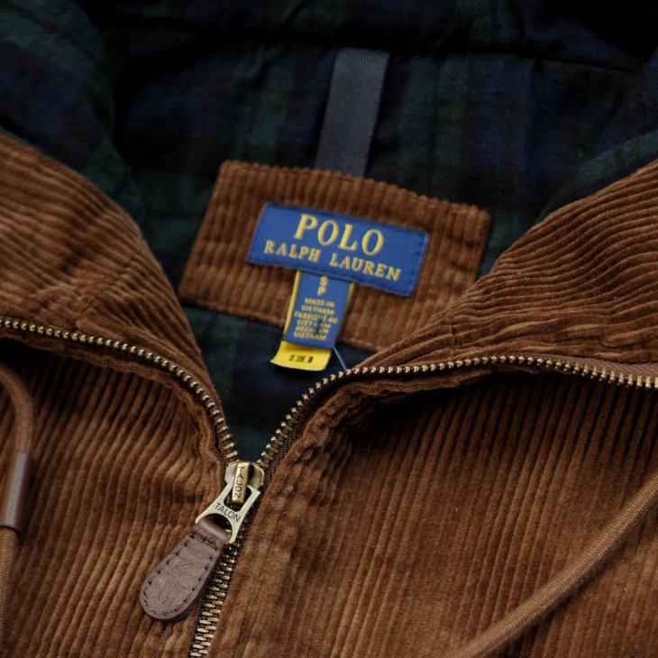 POLO RALPH LAUREN THE WYNTON CORDUROY HOODED JACKET