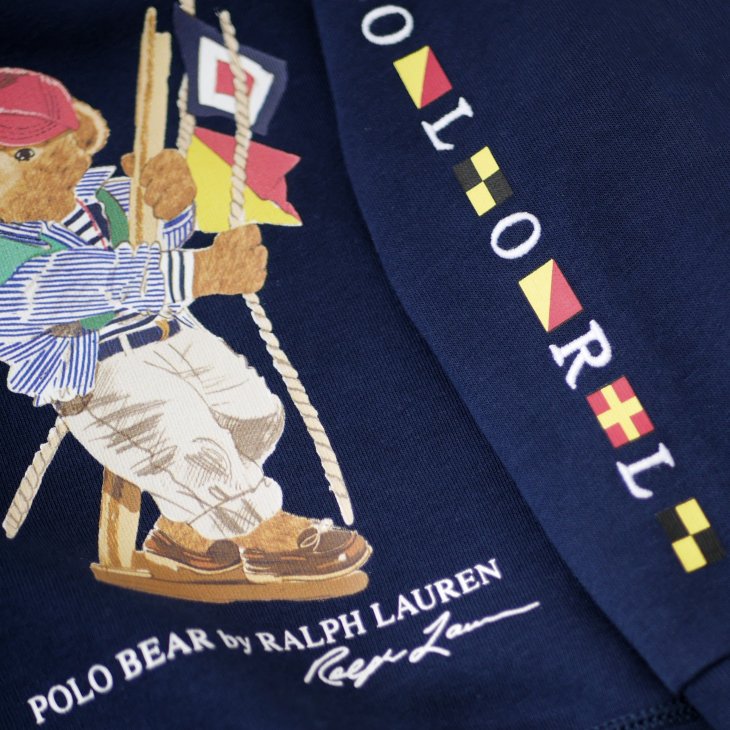 POLO RALPH LAUREN KIDS POLO BEAR FLEECE SWEATSHIRT