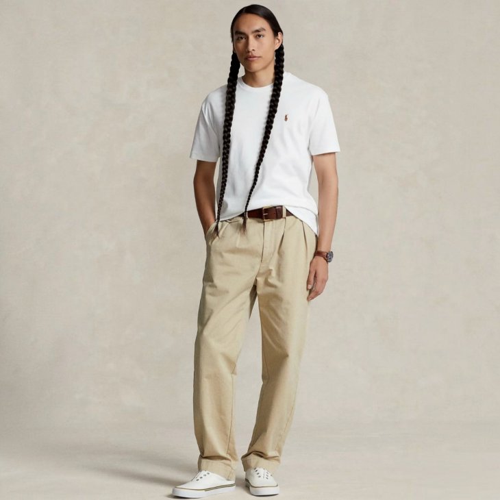 POLO RALPH LAUREN CUSTOM SLIM FIT COTTON T-SHIRT