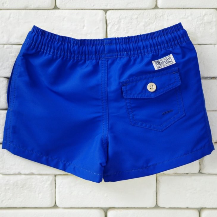 POLO RALPH LAUREN KIDS TRAVELER POLO BEAR SWIM TRUNK