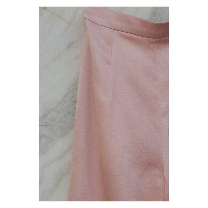 SAINT STRAIGHT SATIN TROUSERS
