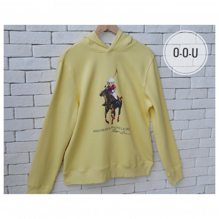 POLO RALPH LAUREN POLO BEAR & BIG PONY BOYS FLEECE HOODIE