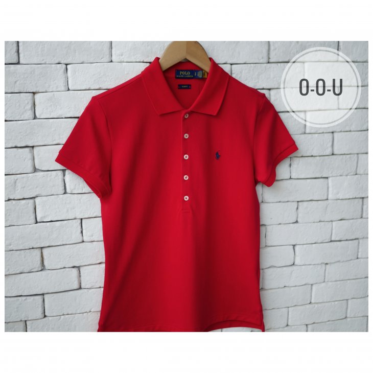 POLO RALPH LAUREN WOMEN SLIM FIT STRETCH POLO SHIRT