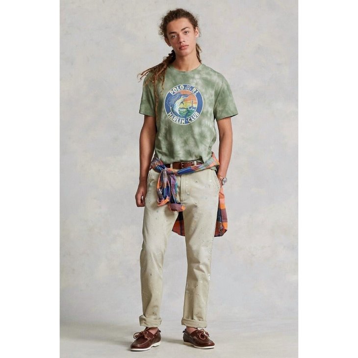 POLO RALPH LAUREN CLASSIC FIT GRAPHIC JERSEY T-SHIRT