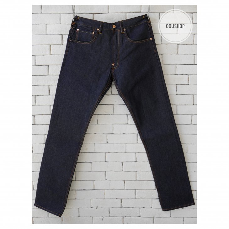 EVISU YEAR OF THE RAT CARROT-FIT  SELVEDGE DENIM JEANS