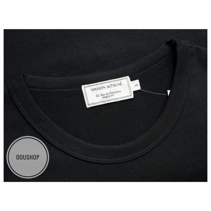 MAISON KITSUNE TEE-SHIRT DOUBLE FOX HEAD PATCH