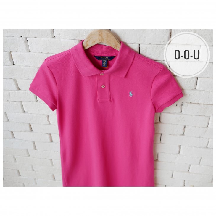 POLO RALPH LAUREN GIRLS COTTON MESH POLO DRESS