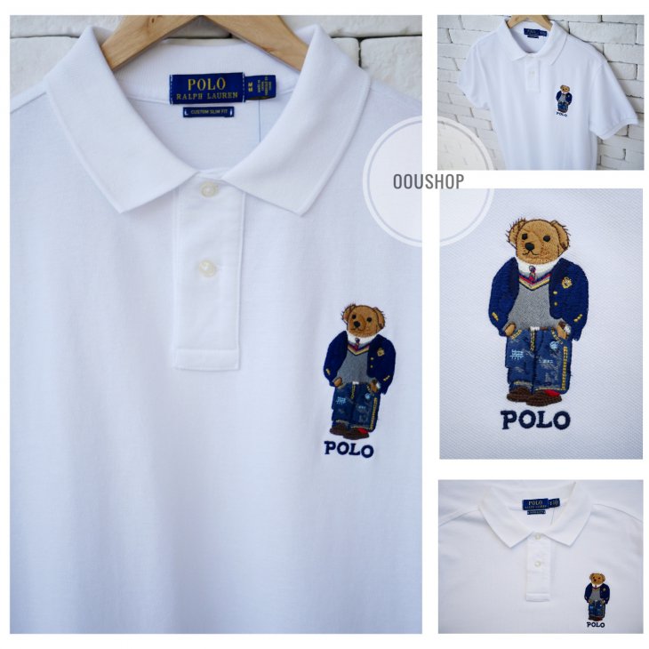 POLO RALPH LAUREN CUSTOM SLIM FIT BEAR POLO