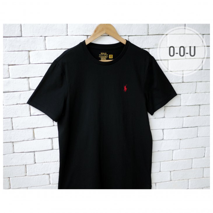 POLO RALPH LAUREN CUSTOM SLIM FIT JERSEY CREWNECK T-SHIRT