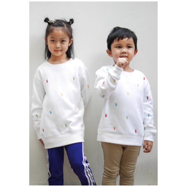 POLO RALPH LAUREN KIDS POLO PONY FLEECE SWEATSHIRT