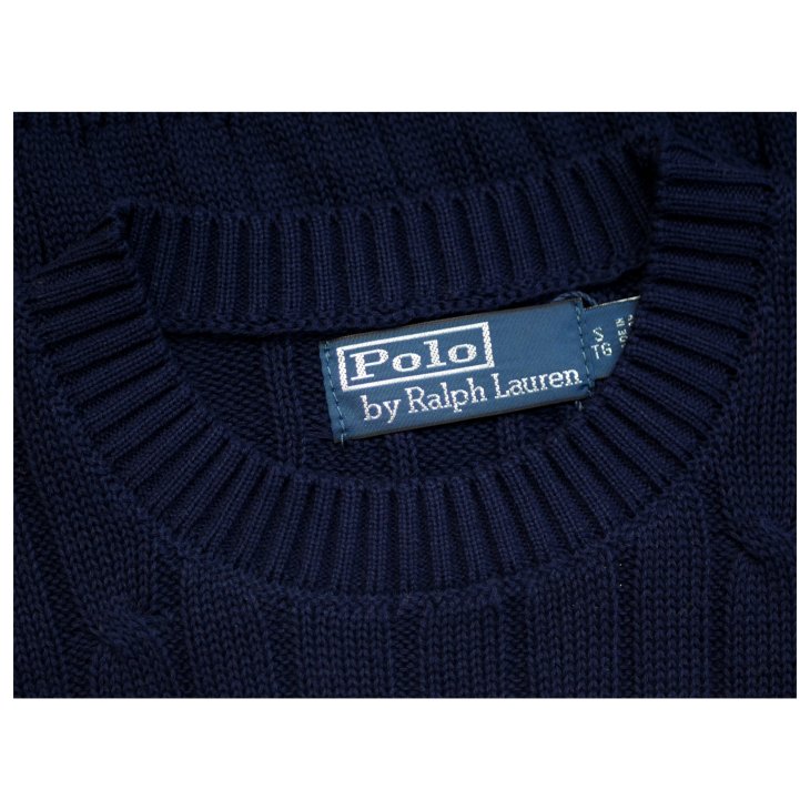 POLO RALPH LAUREN WOMEN COTTON CABLE SHORT SLEEVE JUMPER