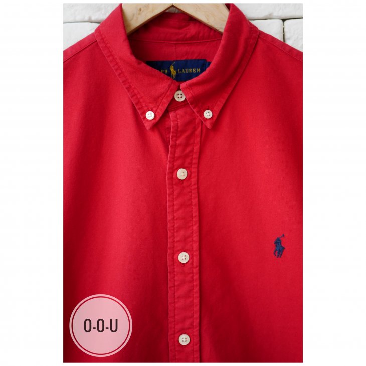 POLO RALPH LAUREN SLIM FIT GARMENT-DYED OXFORD SHIRT