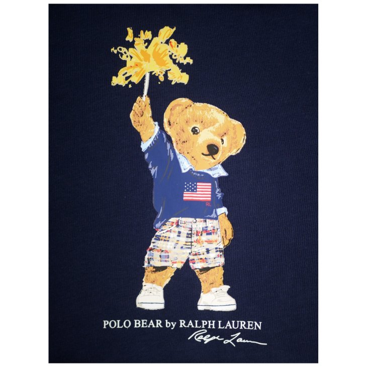 POLO RALPH LAUREN BABY BOY POLO BEAR COTTON JERSEY TEE