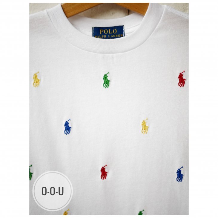 POLO RALPH LAUREN KIDS ALL-OVER POLO PONY T-SHIRT