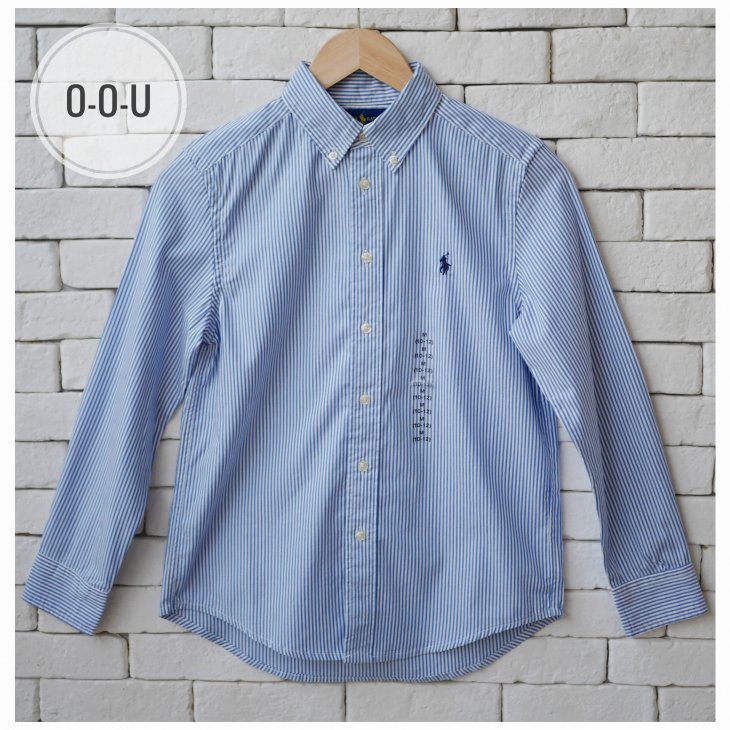 POLO RALPH LAUREN STRIPED BOYS COTTON SHIRT