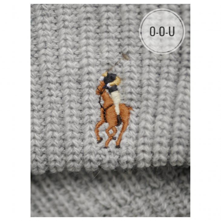 POLO RALPH LAUREN RIB-KNIT HAT