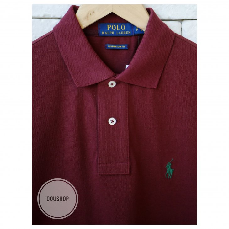 POLO RALPH LAUREN CUSTOM SLIM FIT MESH POLO
