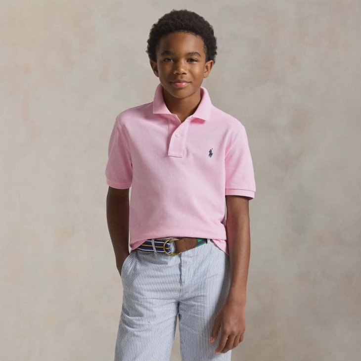 POLO RALPH LAUREN BOYS THE ICONIC MESH POLO SHIRT