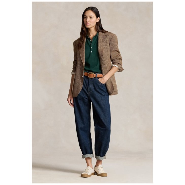 POLO RALPH LAUREN WOMEN SLIM FIT STRETCH POLO SHIRT