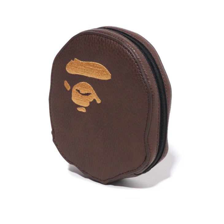 A BATHING APE WALLETS APE HEAD COIN CASE