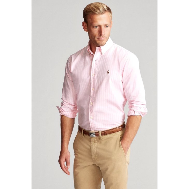 POLO RALPH LAUREN CUSTOM FIT STRIPED SHIRT