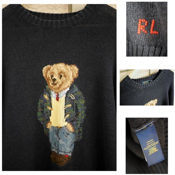 POLO RALPH LAUREN THE ICONIC POLO BEAR SWEATER