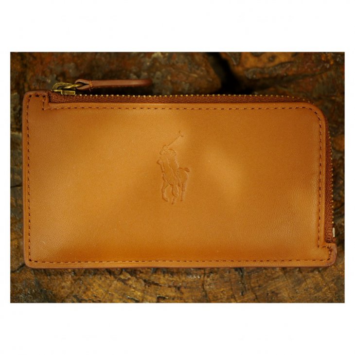 POLO RALPH LAUREN LEATHER CARD CASE