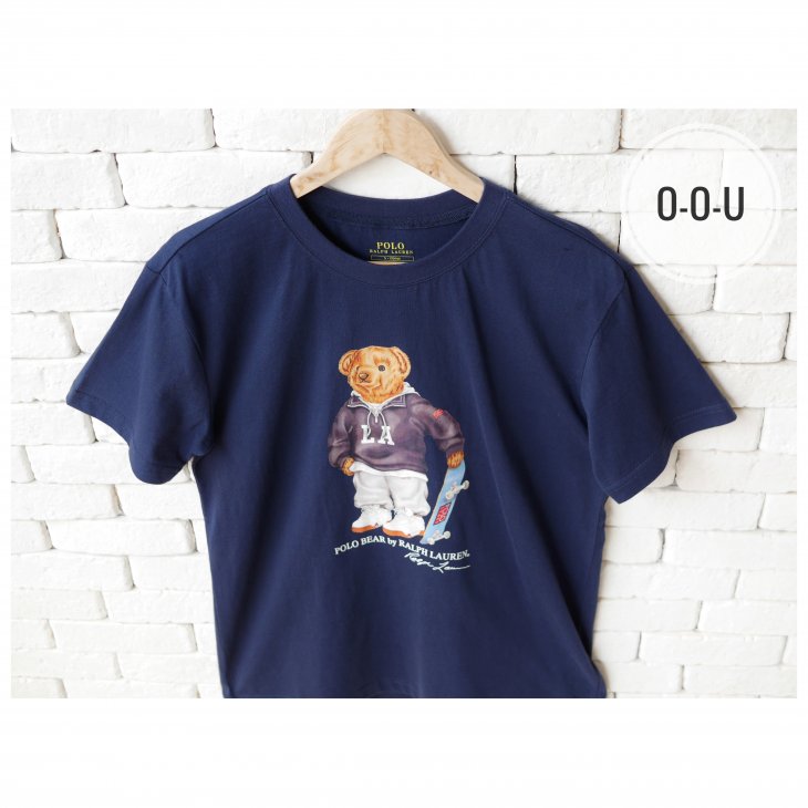 POLO RALPH LAUREN POLO BEAR SKATEBOARD JERSEY T-SHIRT