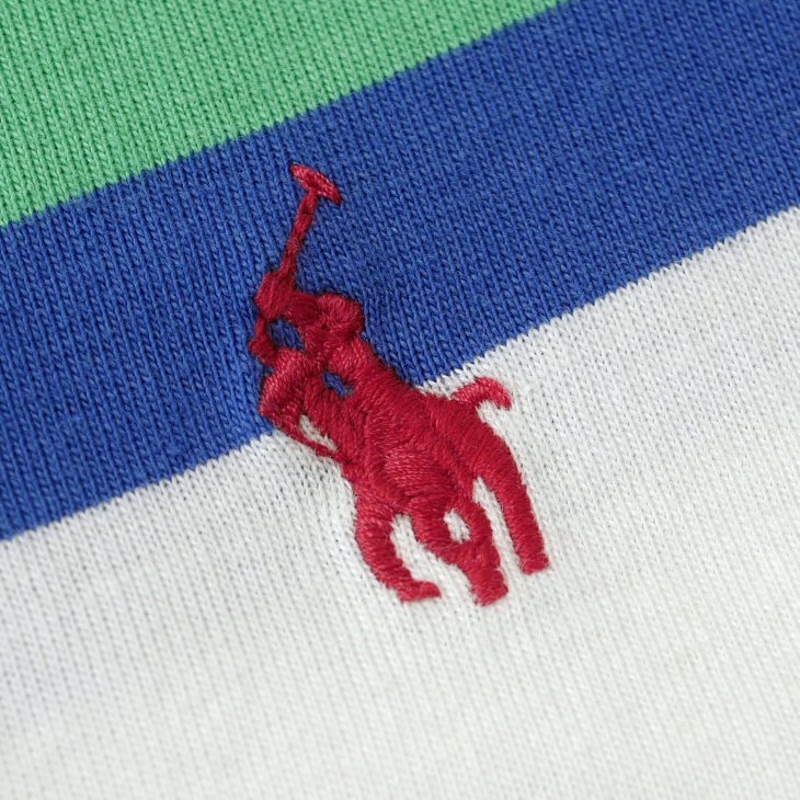 POLO RALPH LAUREN BOYS STRIPED COTTON JERSEY TEE