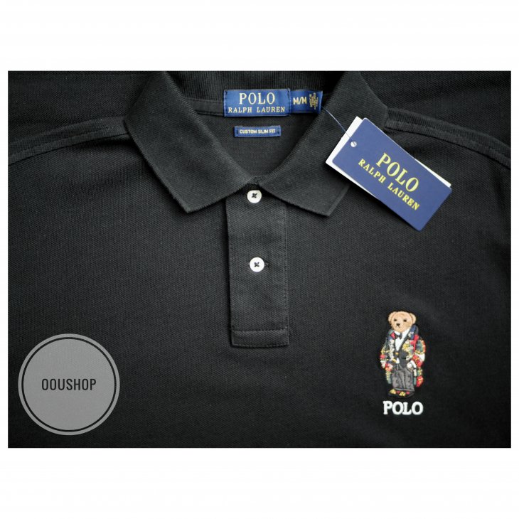 POLO RALPH LAUREN CUSTOM SILM FIT POLO BEAR POLO SHIRT